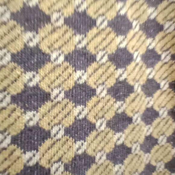 Men's KNIGHTSBRIDGE SIZE L  SHIRT. BROWN/TAN for main. Black AND GRAY ON CUFFS - Picture 7 of 9